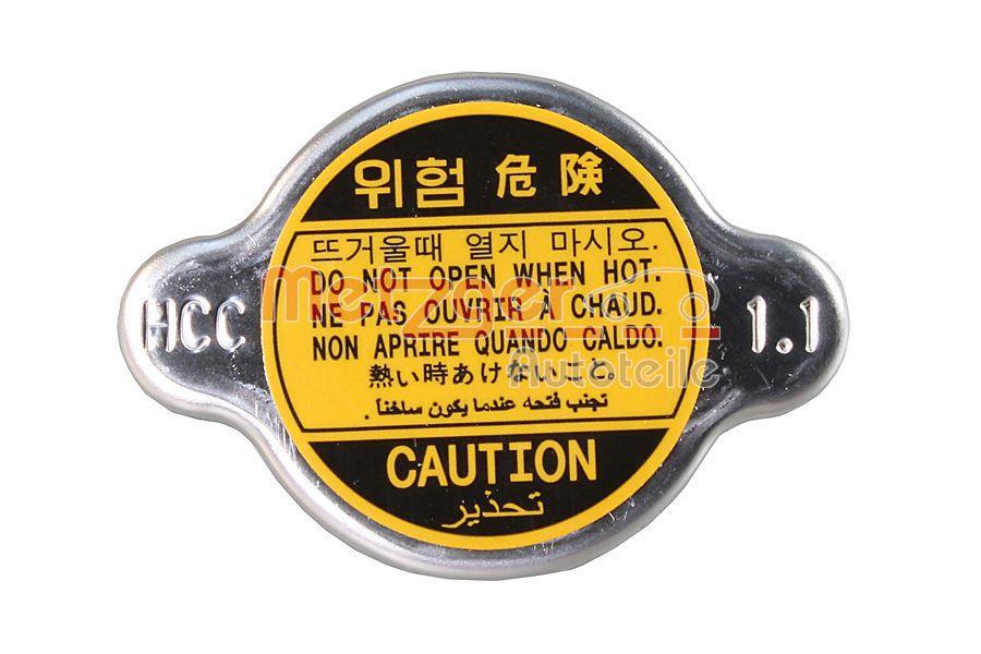 Bouchon, réservoir de liquide de refroidissement METZGER ref. 2141040